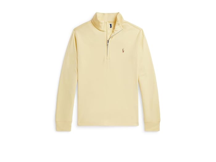 Polo Ralph Lauren Kids Cotton Interlock 1/4 Zip Pullover (Big Kid) - Image 4
