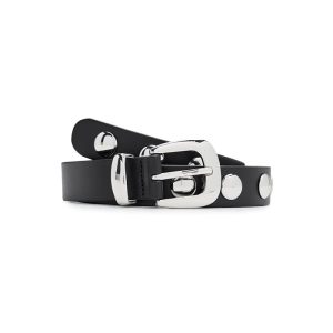 Madewell Studded Western Belt in Leather