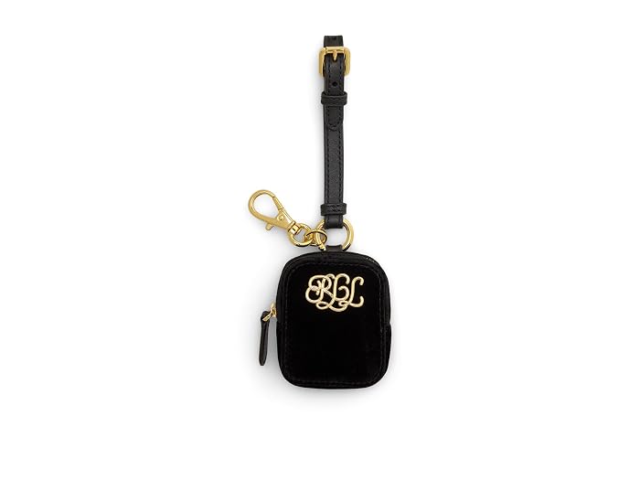 Lauren Ralph Lauren Velvet Mini Zip Pouch