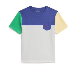Polo Ralph Lauren Kids Color-Blocked Cotton Jersey Tee (Big Kid)