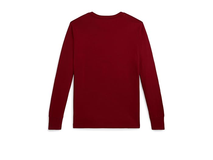Polo Ralph Lauren Kids Logo Cotton Long Sleeve Tee (Big Kid) - Image 2