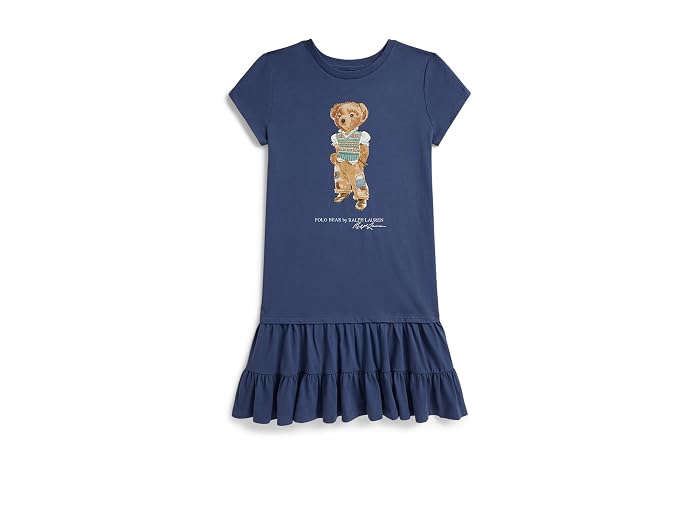 Polo Ralph Lauren Kids Polo Bear Tiered Cotton Jersey Dress (Big Kid) - Image 3