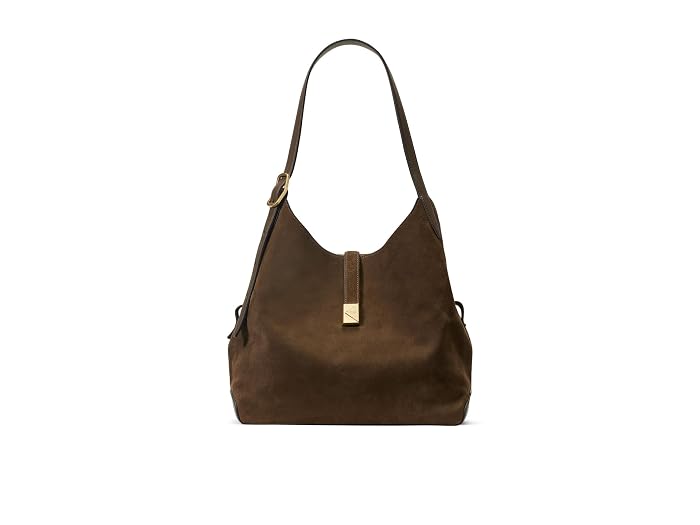 Kate Spade New York Deco Pebbled Leather And Suede Large Shoulder Bag - Image 2