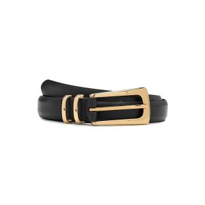 Madewell Elongated-Buckle Belt in Suede