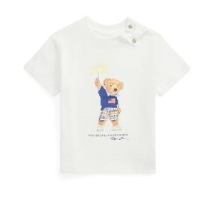 Polo Ralph Lauren Kids Polo Bear Cotton Jersey Tee (Infant)