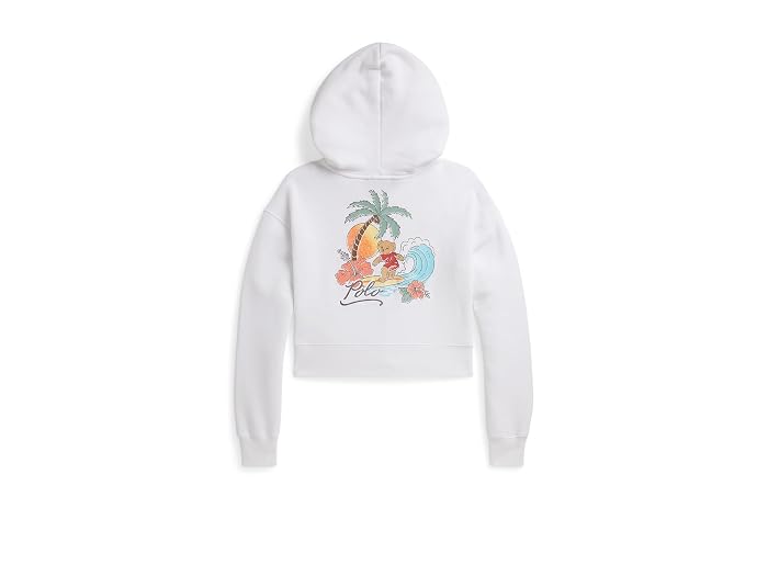 Polo Ralph Lauren Kids Polo Bear Terry Boxy Full Zip Hoodie (Big Kid) - Image 2