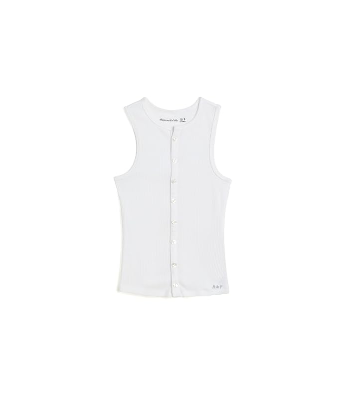 abercrombie kids Faux Button-Thru Tank Top (Big Kids)