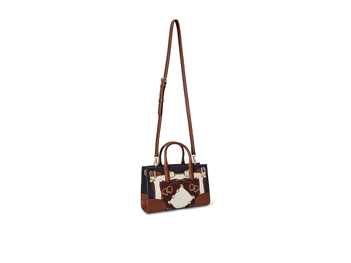 Lauren Ralph Lauren Belting-Print Small Devyn Tote Bag - Image 4