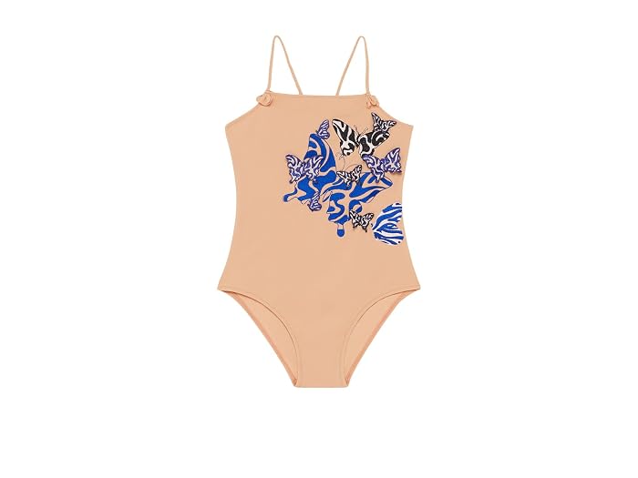 Vilebrequin Kids Disco Butterfly Embroidered Jersey Swim (Toddler/Little Kid/Big Kid)