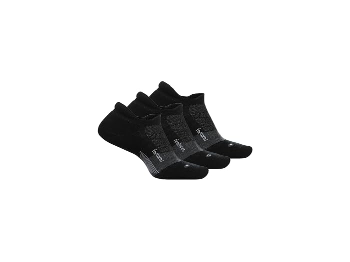 Feetures Merino 10 Ultra Light No Show Tab 3-Pair Pack - Image 3