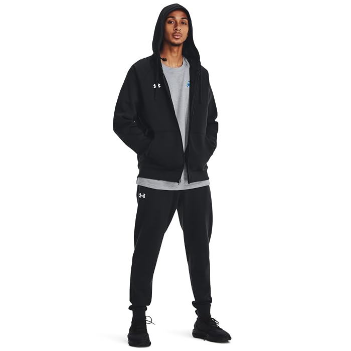 Under Armour Rival Fleece Full Zip Hoodie - Image 3