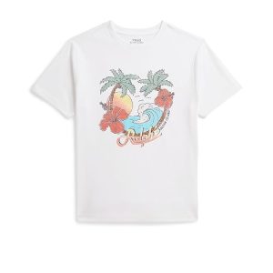 Polo Ralph Lauren Kids Cotton Jersey Graphic Tee (Big Kid)