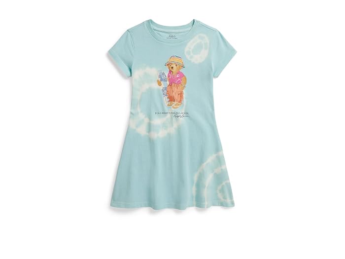 Polo Ralph Lauren Kids Tie-Dye Polo Bear Cotton Jersey Dress (Toddler/Little Kid)