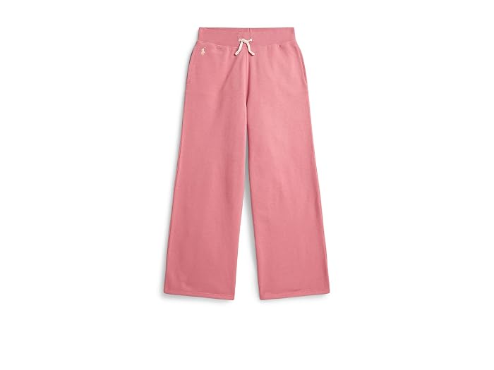 Polo Ralph Lauren Kids French Terry Wide-Leg Sweatpant (Big Kid) - Image 3