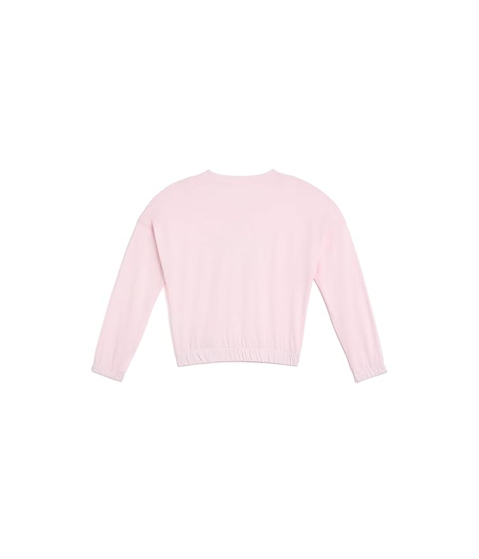 adidas Kids Long Sleeve Tee and Cuff Puff Pant Set (Toddler/Little Kid) - Image 2