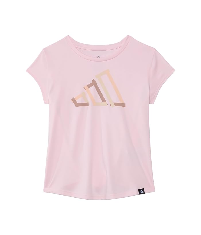 adidas Kids Cap Sleeve Poly Tee (Big Kid)