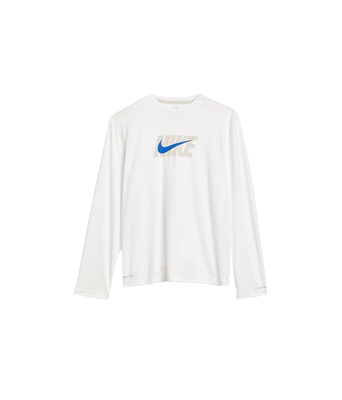 Nike Kids Hydroguard Swoosh Over Dri-Fit UV Long Sleeve Top (Little Kid/Big Kid)