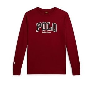 Polo Ralph Lauren Kids Logo Cotton Long Sleeve Tee (Big Kid)