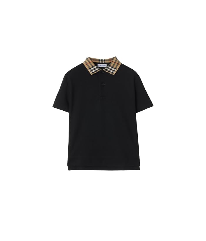 Burberry Kids Johane Check Collar Polo Shirt (Toddler/Little Kid/Big Kid)