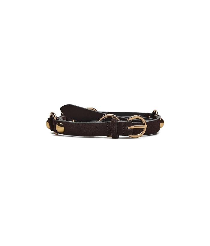 Madewell O-Ring Studded Suede Belt
