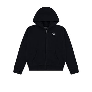 abercrombie kids Essentials Full Zip Hoodie (Big Kid)