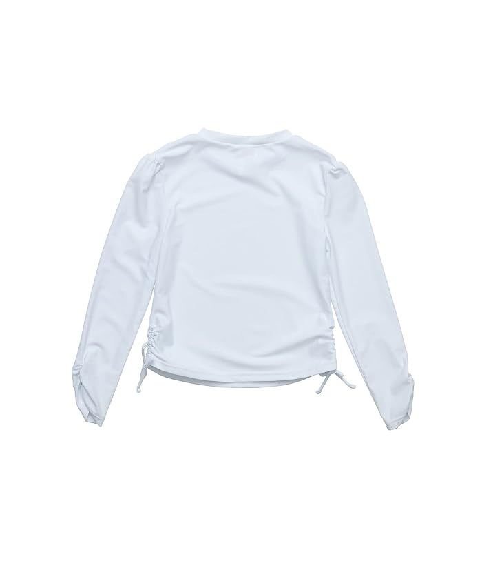 Snapper Rock Kids Rouched Long Sleeve Rashguard Top (Toddler/Little Kids/Big Kids) - Image 2