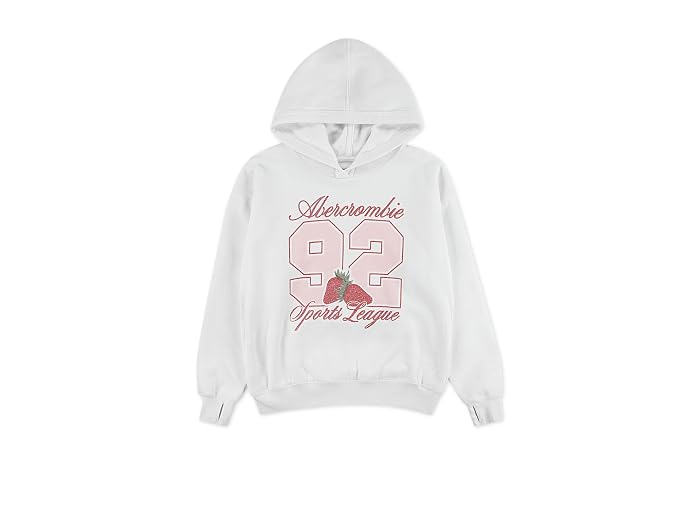 abercrombie kids 92 Strawberry Pullover Hoodie (Big Kids) - Image 3