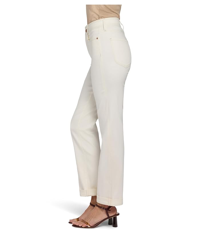 NYDJ Straight Triple Stitch Jeans in Vintage White - Image 2