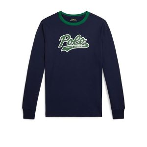 Polo Ralph Lauren Kids Logo Cotton Long-Sleeve Tee (Big Kid)