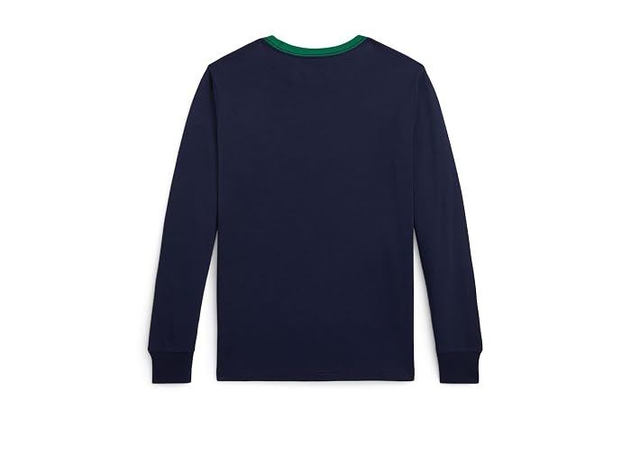 Polo Ralph Lauren Kids Logo Cotton Long-Sleeve Tee (Big Kid) - Image 2