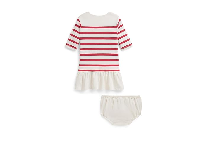Polo Ralph Lauren Kids Striped Cotton Mariner Dress & Bloomer (Infant) - Image 2