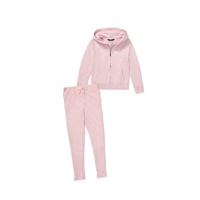 Polo Ralph Lauren Kids French Terry Hoodie (Big Kids) - Image 3