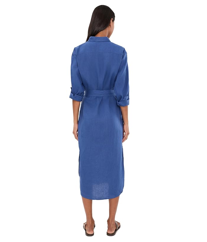Lauren Ralph Lauren Belted Linen Midi Shirtdress - Image 4