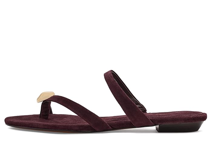Madewell The Mila Organic Hardware Thong Sandal in Suede - Image 2