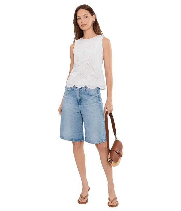 Vince Camuto Embroidery Front Sleeveless Blouse - Image 2