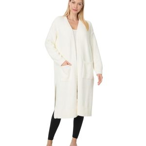 Barefoot Dreams CozyChic® Luxe High Slit Cardigan