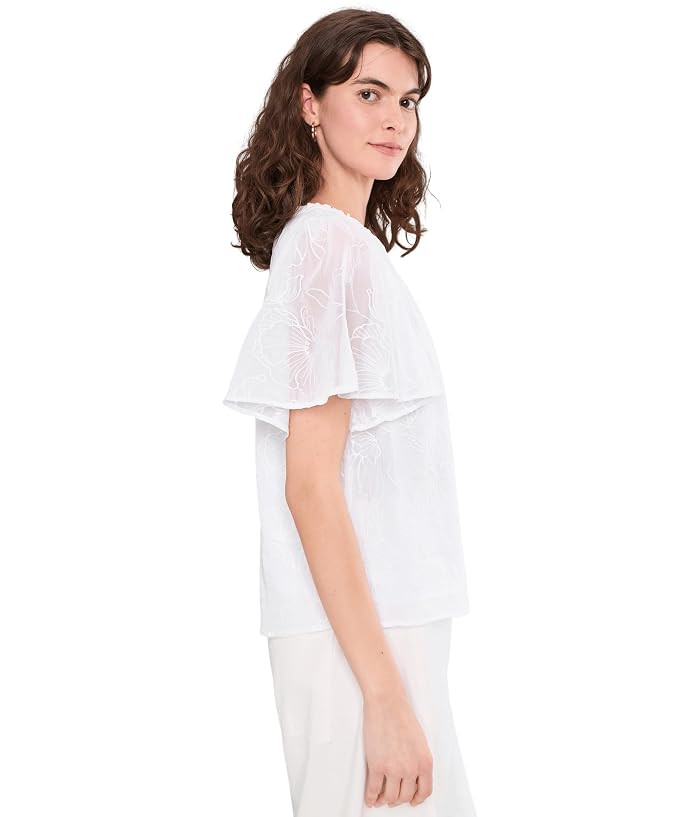 Vince Camuto Tie Neck Princess Sleeve Blouse - Image 3