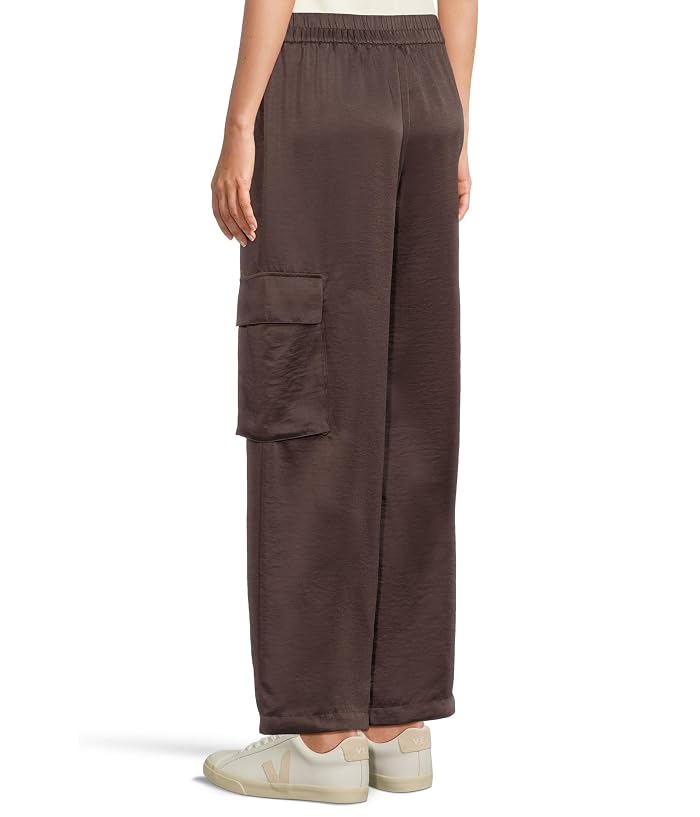 Barefoot Dreams Liquid Satin Wide Leg Cargo Pant - Image 3