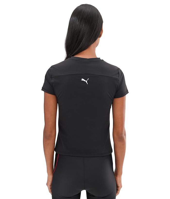 PUMA Dare To Slim Fit Half Zip Graphic Tee - Image 4