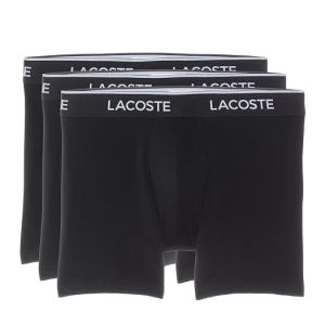 Lacoste Cotton Stretch Essentials Boxer Briefs 3-Pack