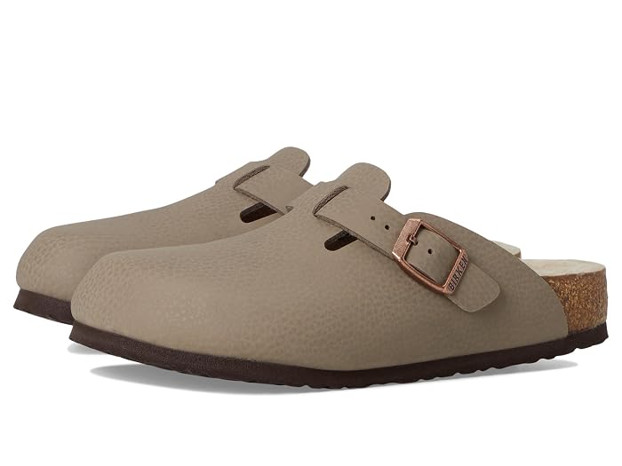 Birkenstock Kids Boston Shearling Lined Birkibuc (Toddler/Little Kid/Big Kid)