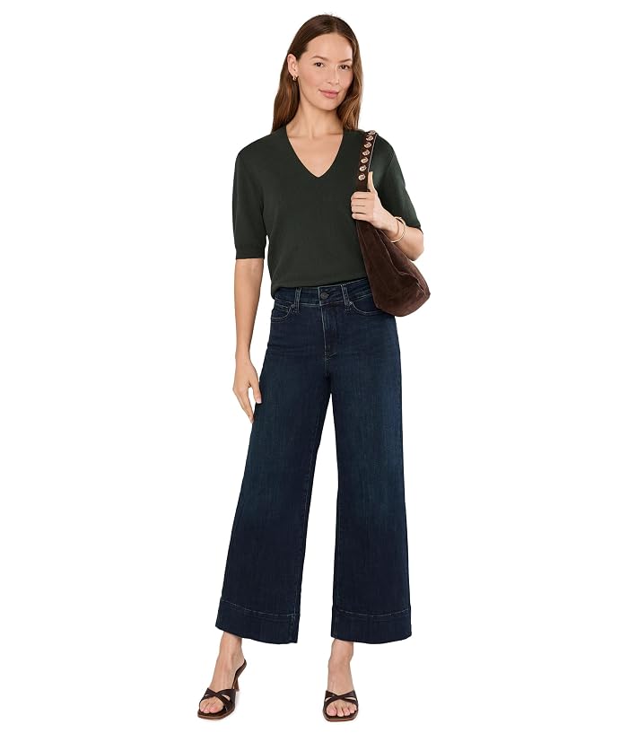 NYDJ Teresa Wide Leg Ankle 3" Hem Jeans - Image 2