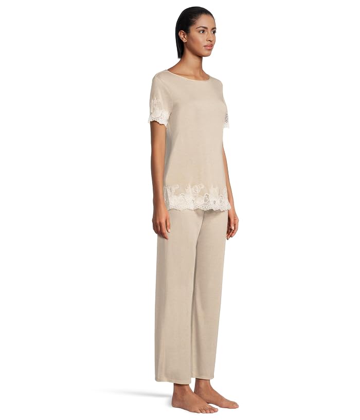 Natori Luxe Shangri-La Short Sleeve PJ Set - Image 2