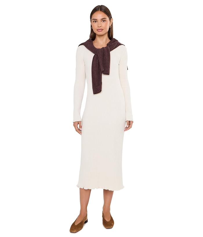 Barefoot Dreams Cozychic Ultra Lite® Petal Edge Rib Midi Dress - Image 2