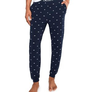 Lacoste Printed Cotton Pajama Bottoms