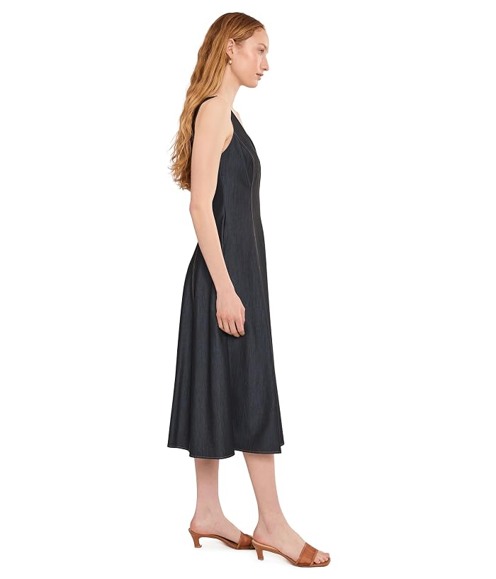 Calvin Klein Denim V-Neck Sleeveless A-Line - Image 3