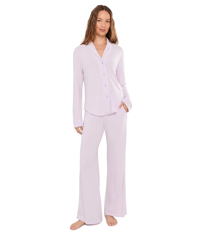 Cosabella Pima Lusso Long Sleeve Top And Pj Set