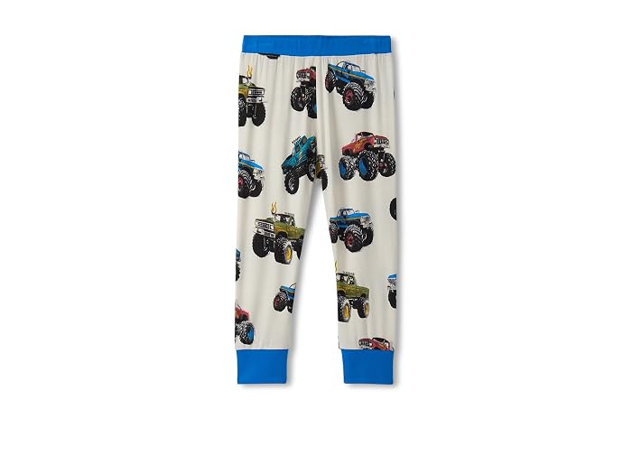 Hatley Kids Mega Monster Truck Pajamas Set (Toddler/Little Kid/Big Kid) - Image 2