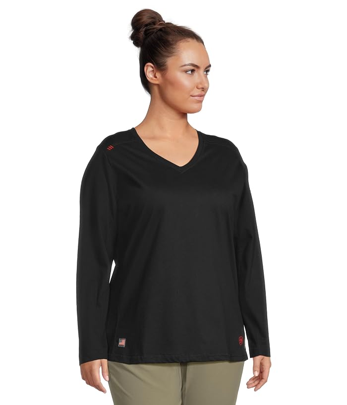 Ariat Work Plus Size FR AC Crew Top - Image 2