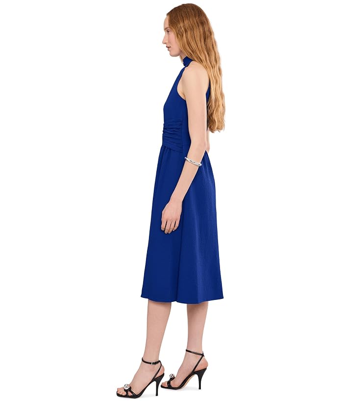 Calvin Klein High Neck Twist Front Gauze Dress - Image 3